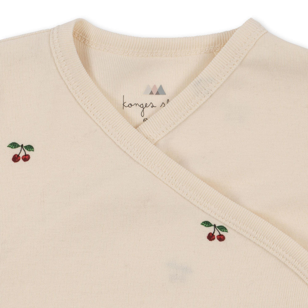 Long Sleeve Onesie Cherry