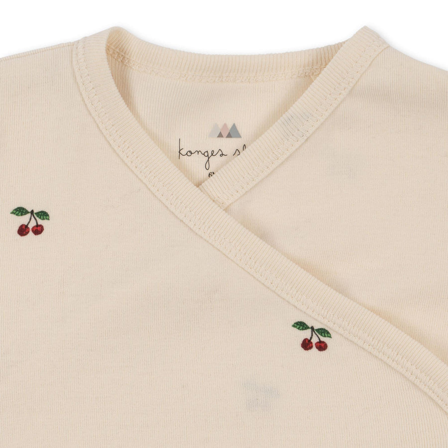 Long Sleeve Onesie Cherry