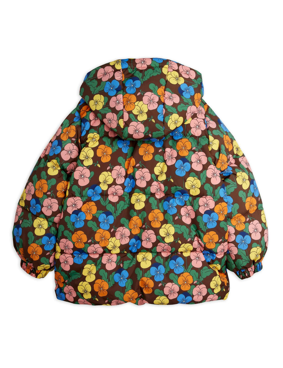 Violas All-over Print Heavy Puffer