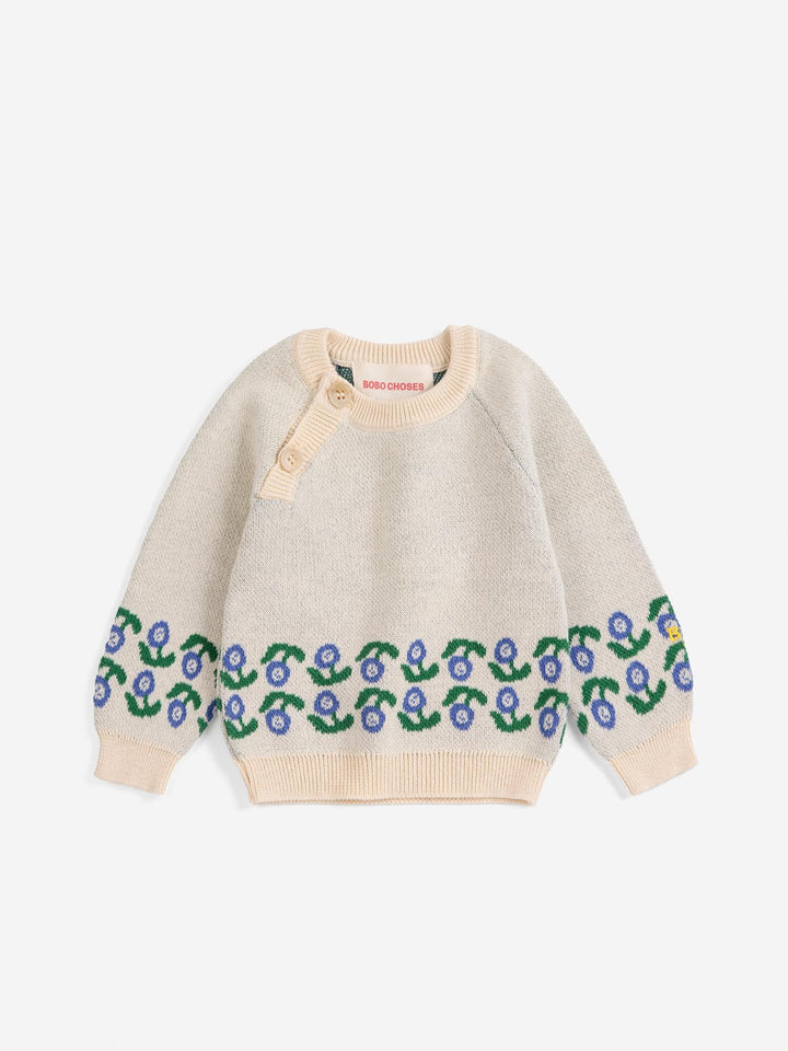 Stamp Bloom Jacquard Jumper