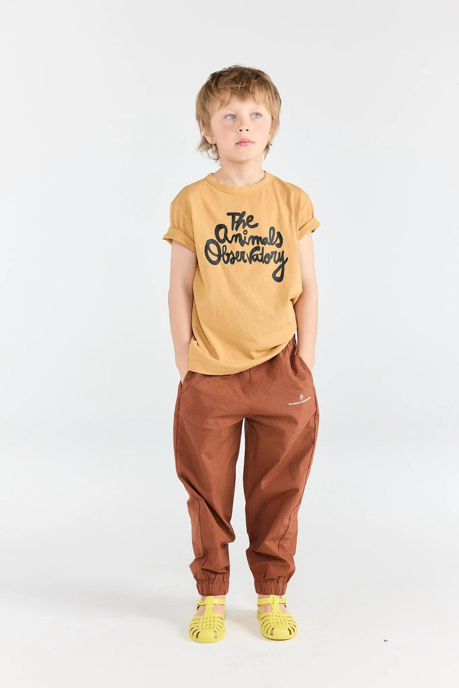 Rooster Kid T-Shirt - Camel
