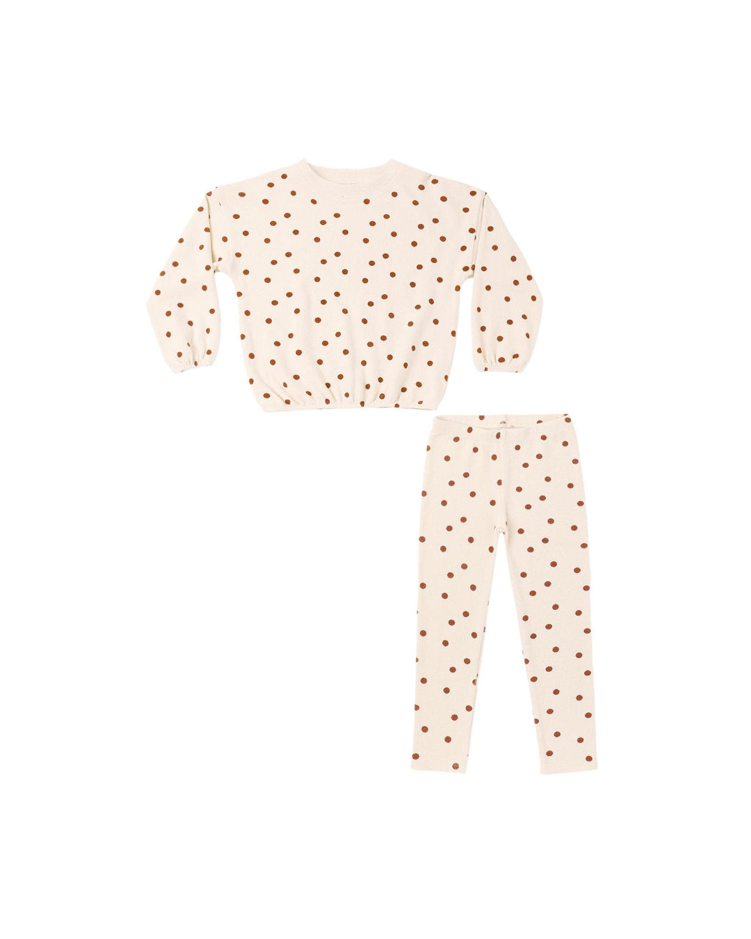 Spongey Knit Set - Ruby Dots