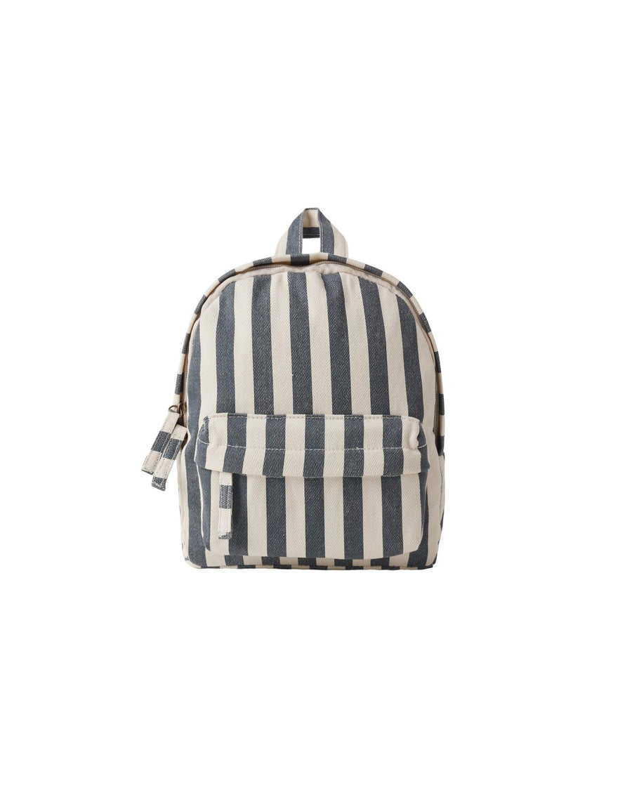 Mini Backpack - Navy Stripe