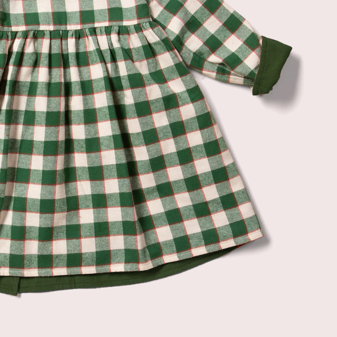 Green Reversible Corduroy Dress
