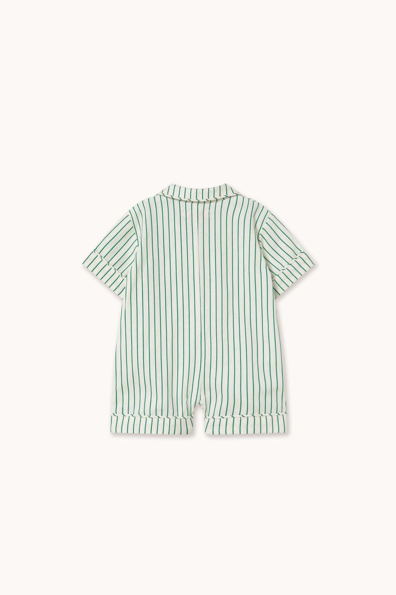 Emerald Stripes Baby One-Piece