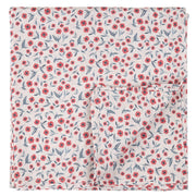 Poppy Print Muslin Swaddle