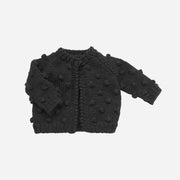 Popcorn Cardigan Black