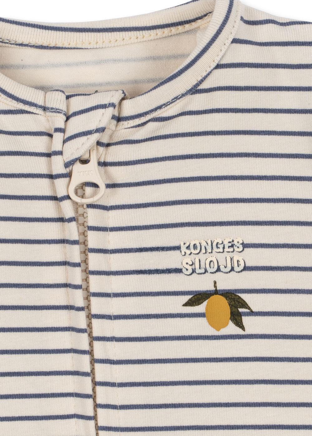 Zip Onesie - Stripe Como