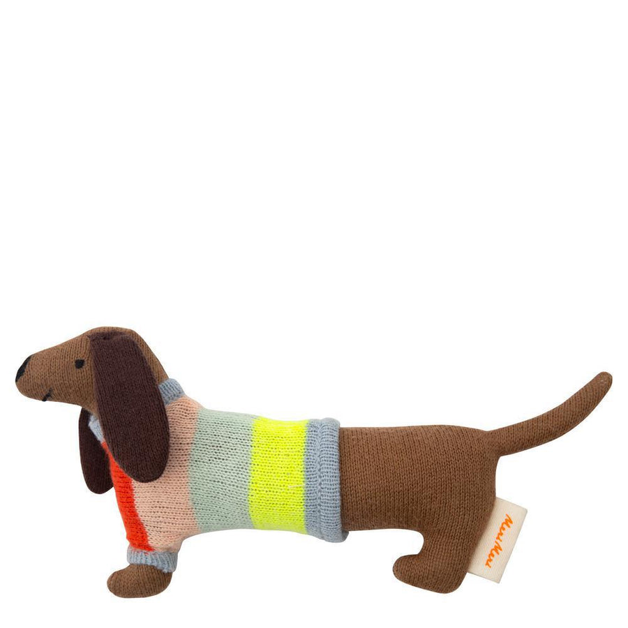 Sausage Dog Baby Rattle