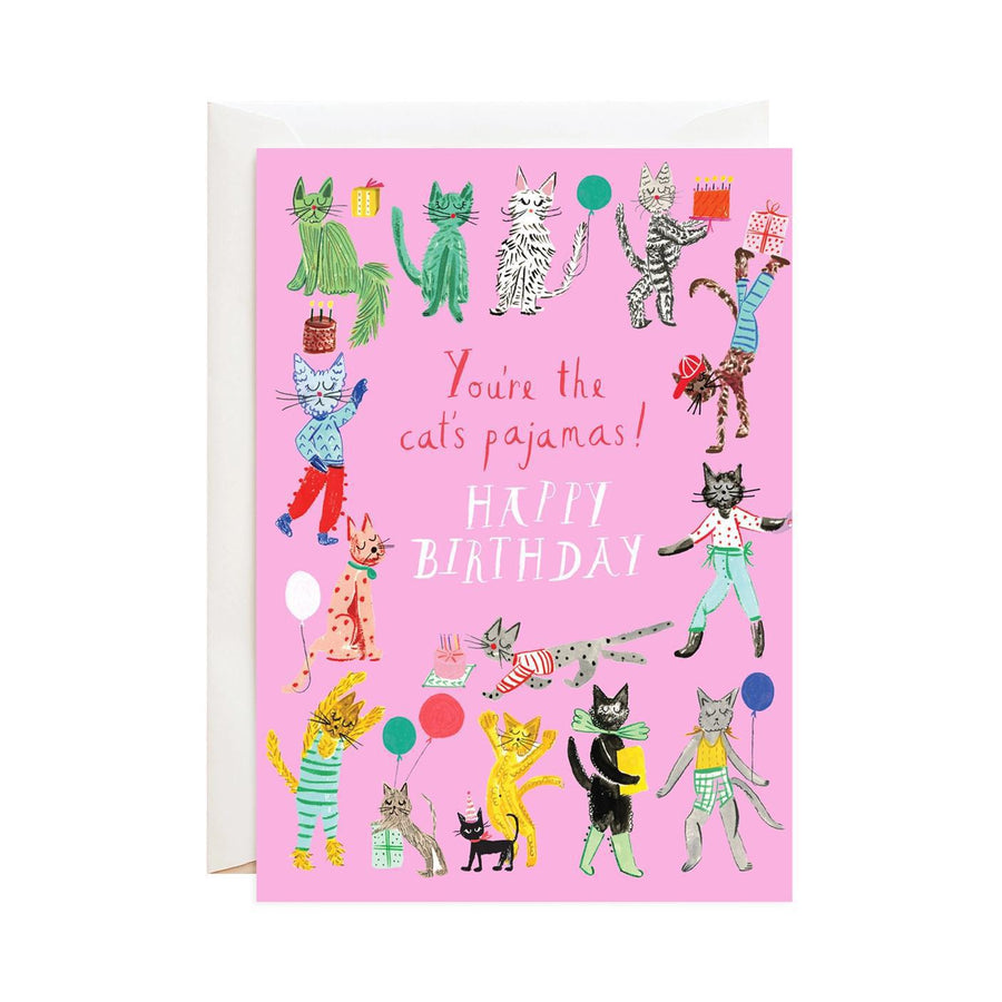 Cats Pajamas - Greeting Card