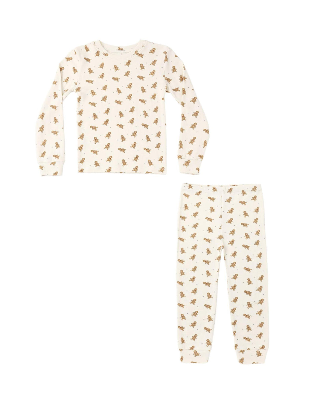 Organic Pajama Set - Gingerbread