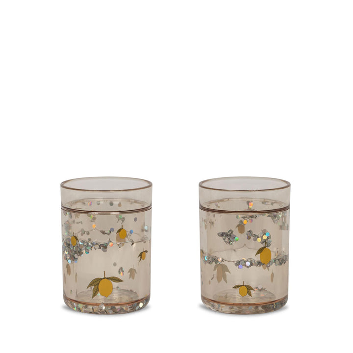 2 Pack Glitter Cups Lemon