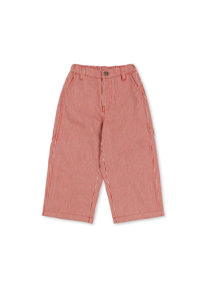 Luc Pants - Milk Rouge Stripe