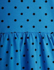 Polka Dot Blue Dress