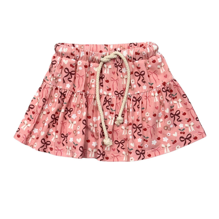 Skort - Cherry Hearts
