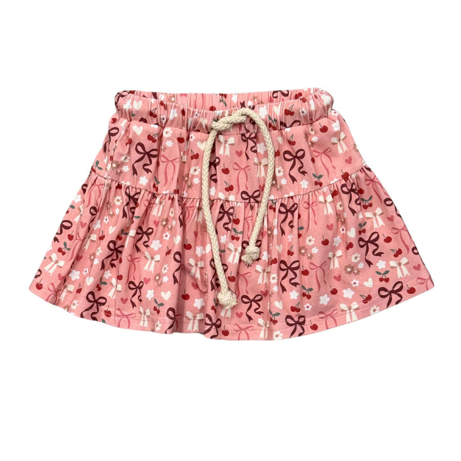 Skort - Cherry Hearts