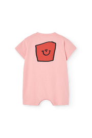 Goose Baby Jumpsuit - Soft Pink