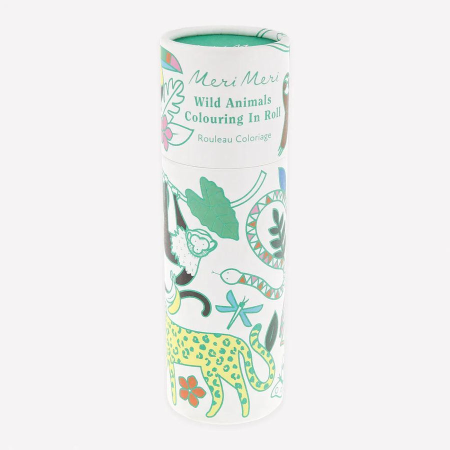 Wild Animals Coloring Roll
