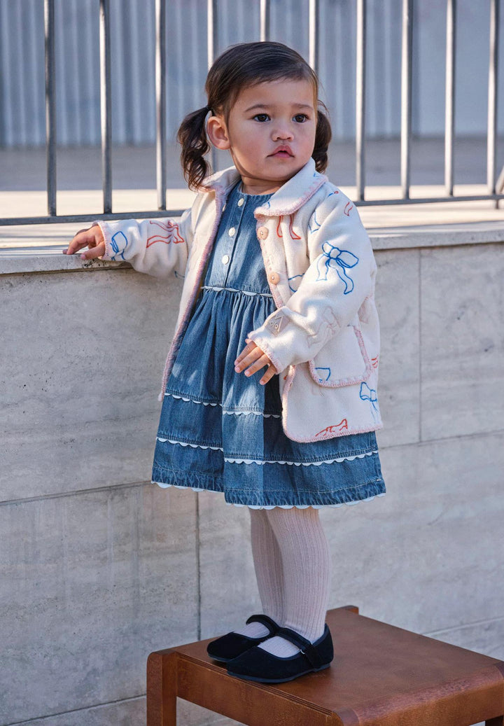 Charlotte Dress - Mid Blue Wash