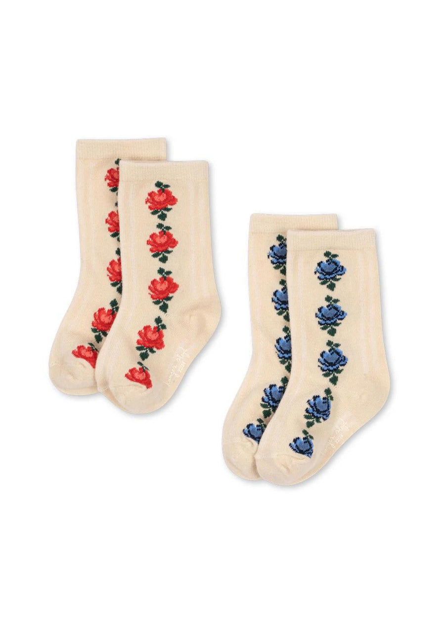 Jaquard Socks - Rose Mix