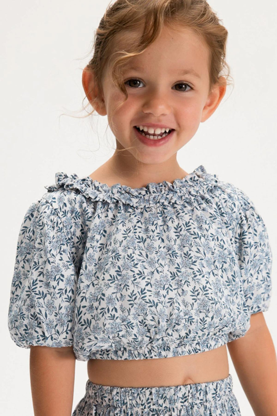 Printed Dobby Top
