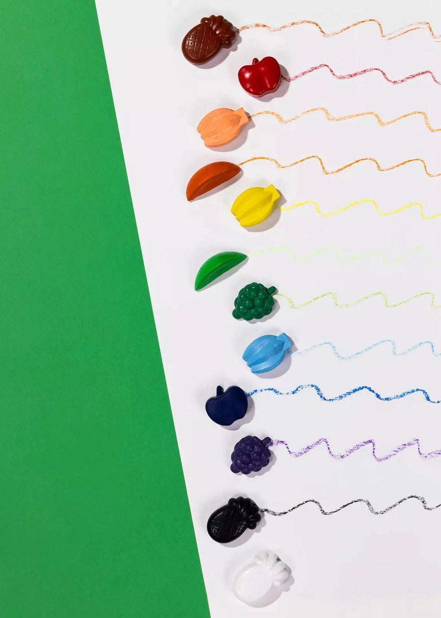 Beeswax Fruit Crayons