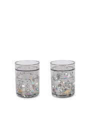 2 Pack Glitter Cups Dino