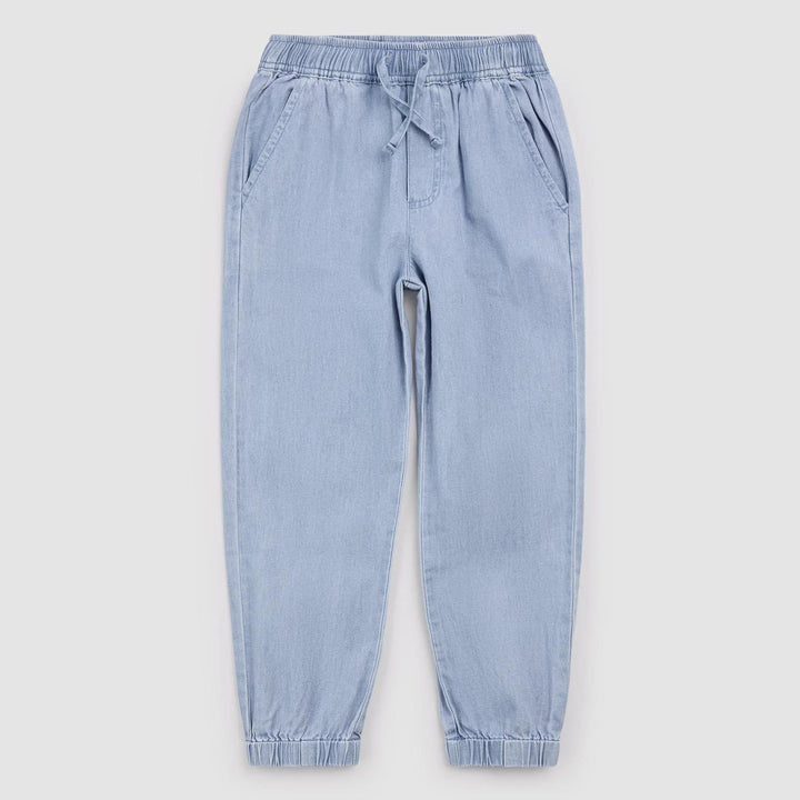 Light Blue Chambray Joggers