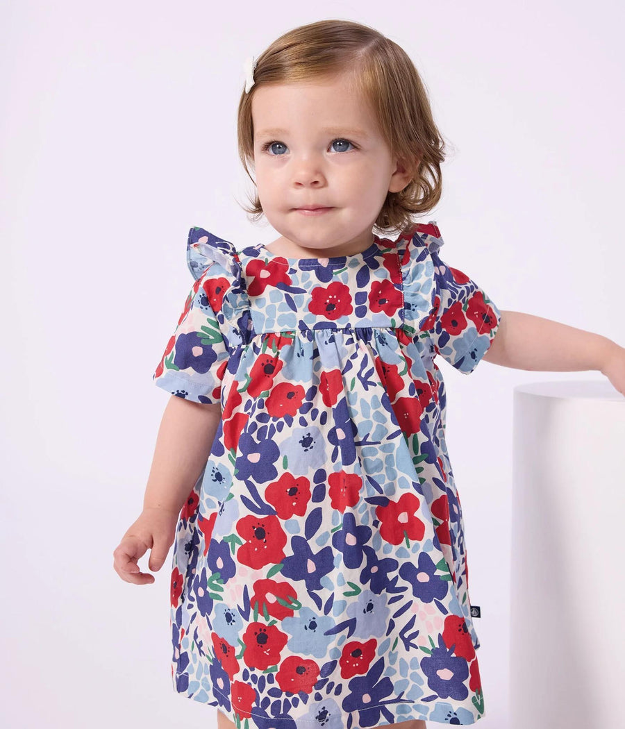 Baby Girl Floral Dress with Bloomers