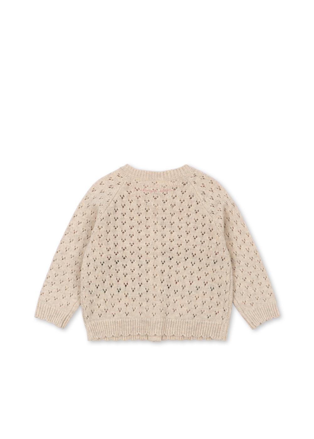 Belle Cardigan - Cream Tulips