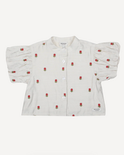 Eliora Blouse - Red Roses