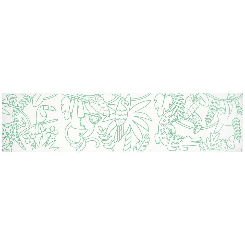 Wild Animals Coloring Roll