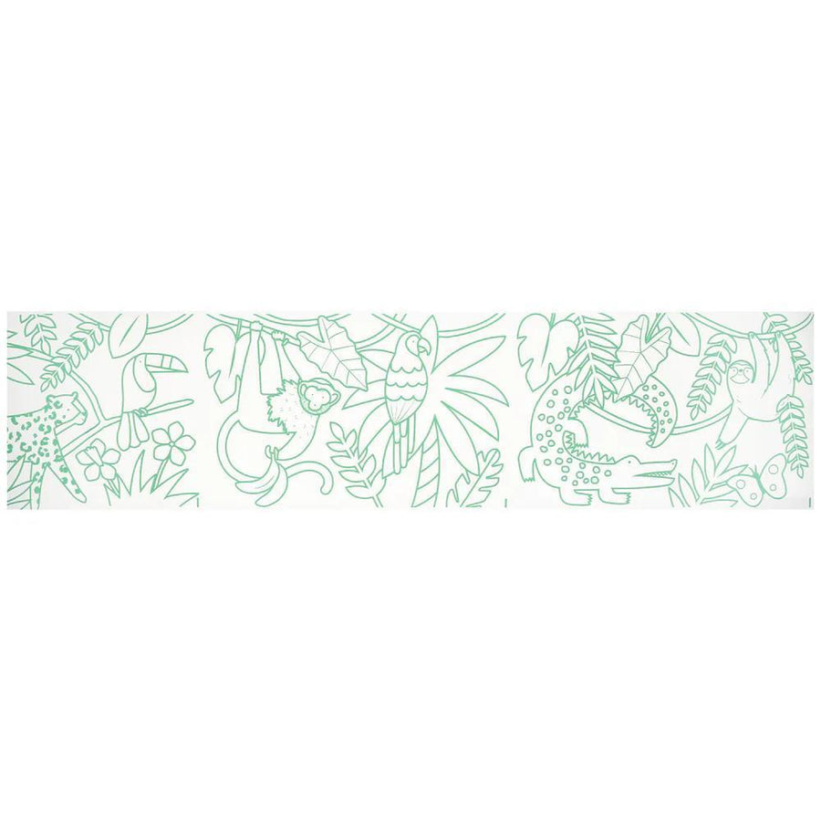 Wild Animals Coloring Roll