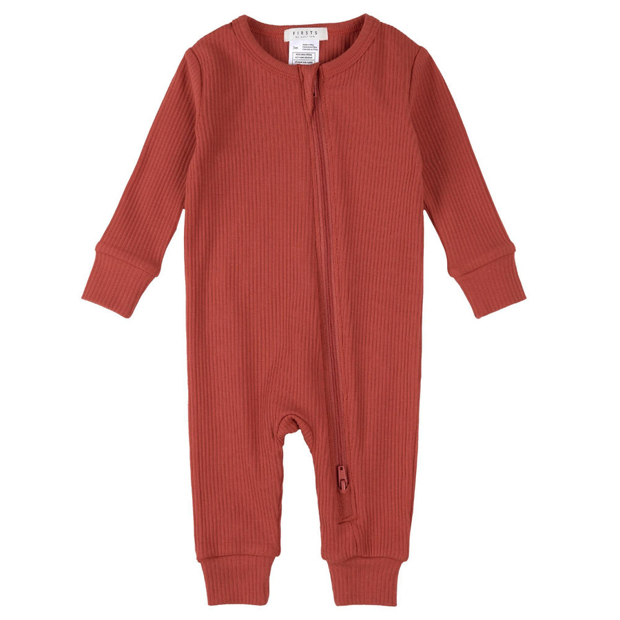 Modal Rib Sleeper - Red