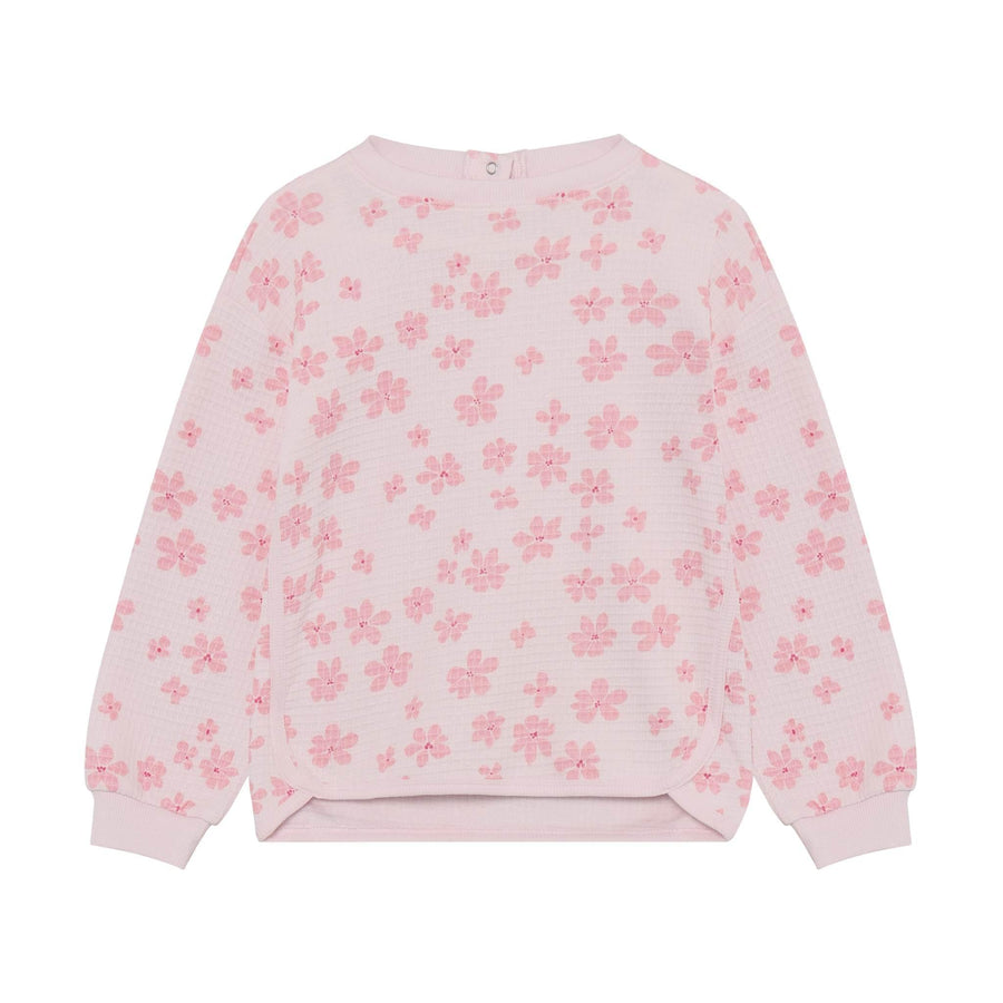 Pink Floral Sweatshirt