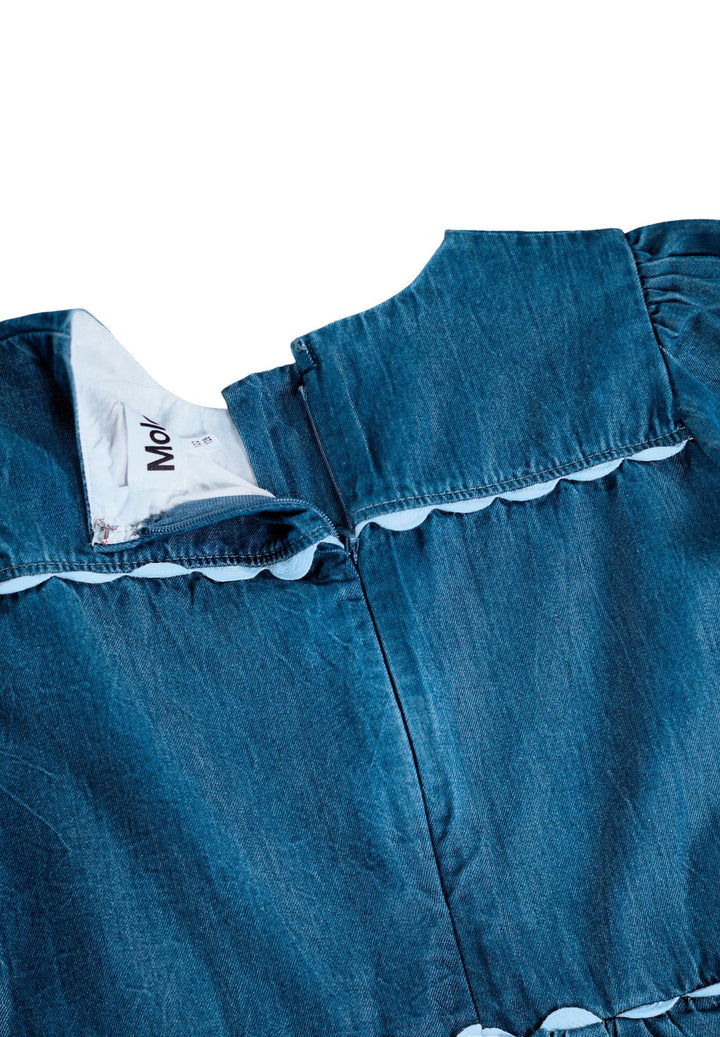 Caren Dress - Mid Blue Wash