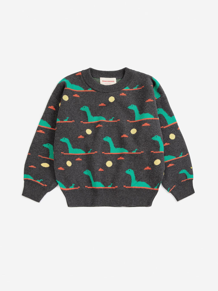 Lake Monster All Over Jacquard Jumper