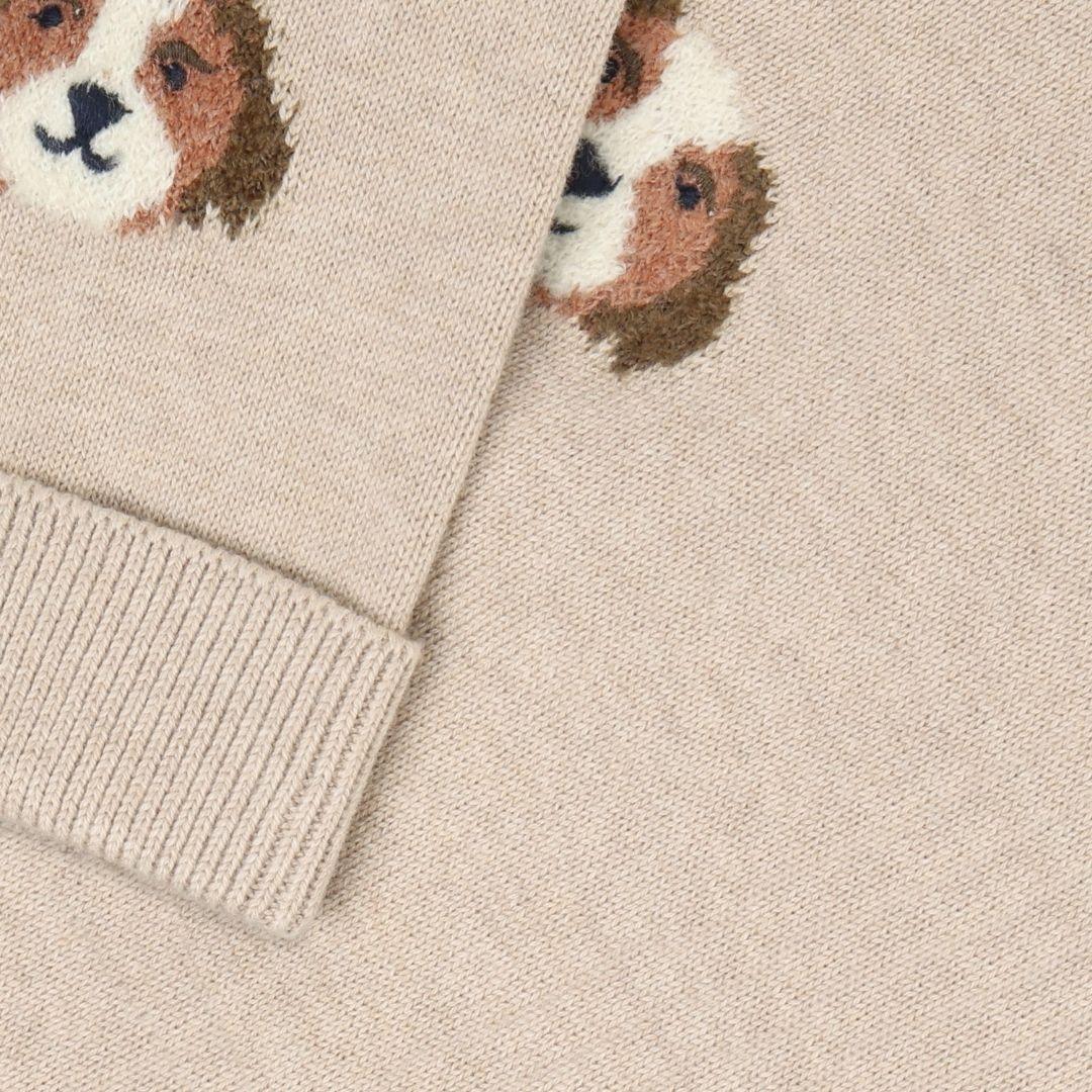 Oatmeal Puppy Knit Pants