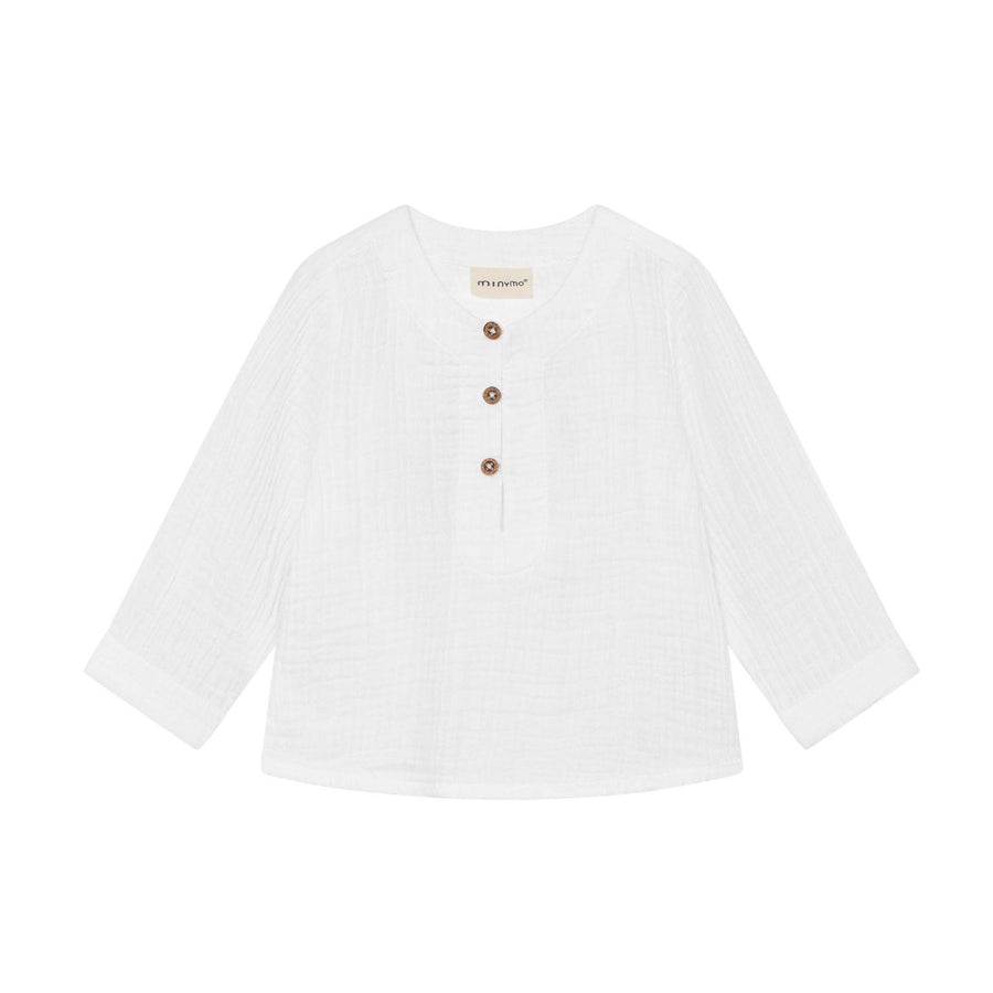 White Long Sleeve Button Shirt