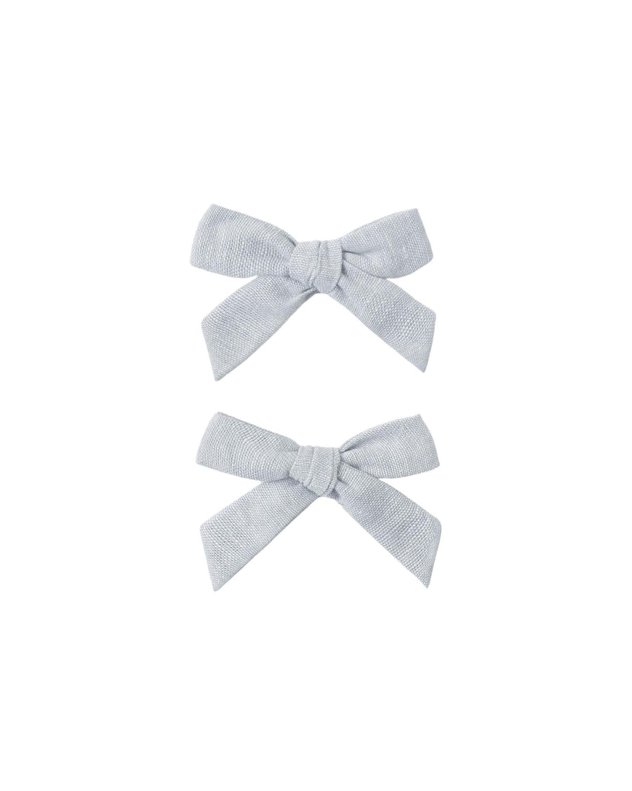 Bows - Heathered Light Blue