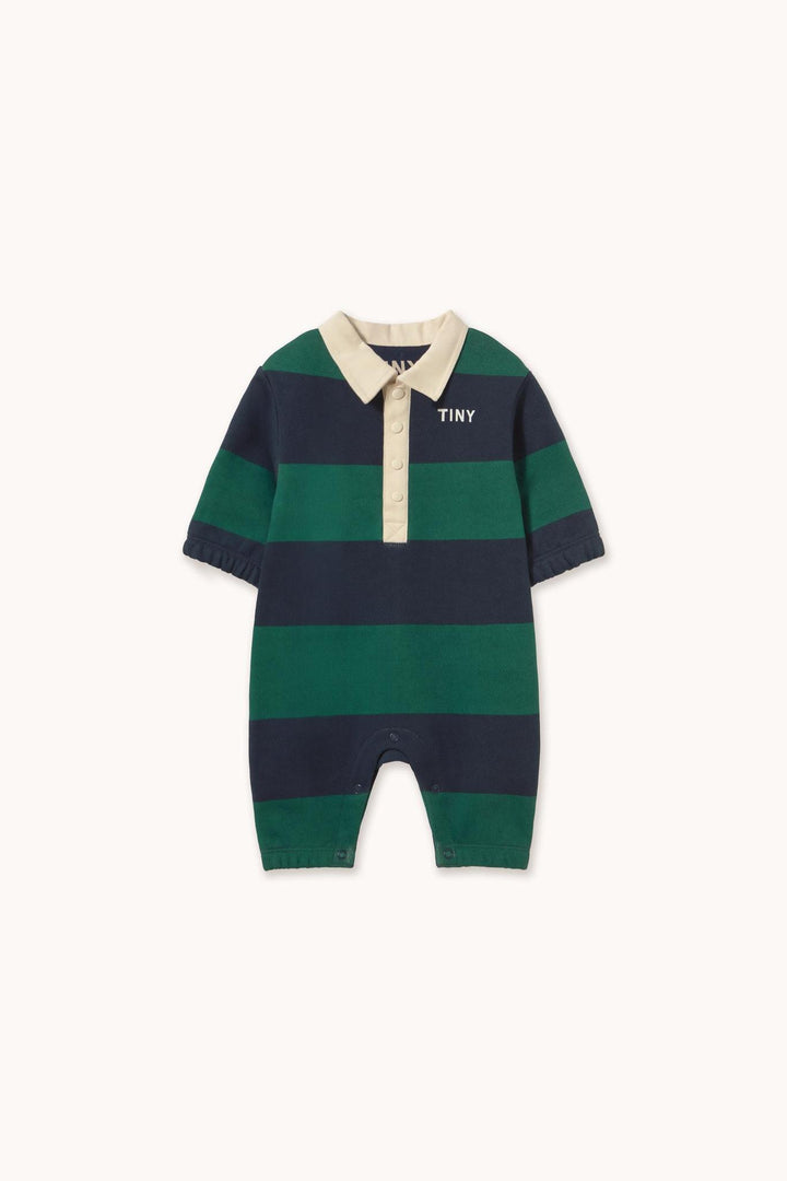 Navy Stripes Polo One-Piece