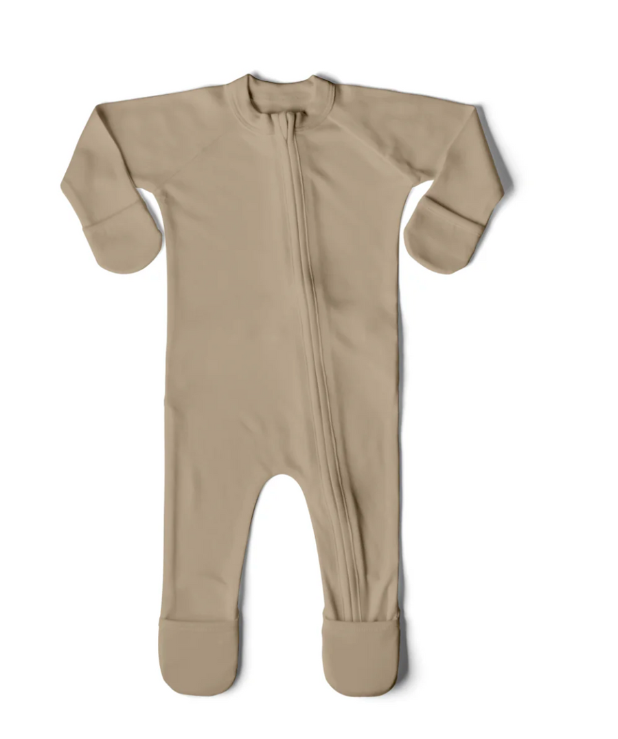 Grow With You Footie Sandstone