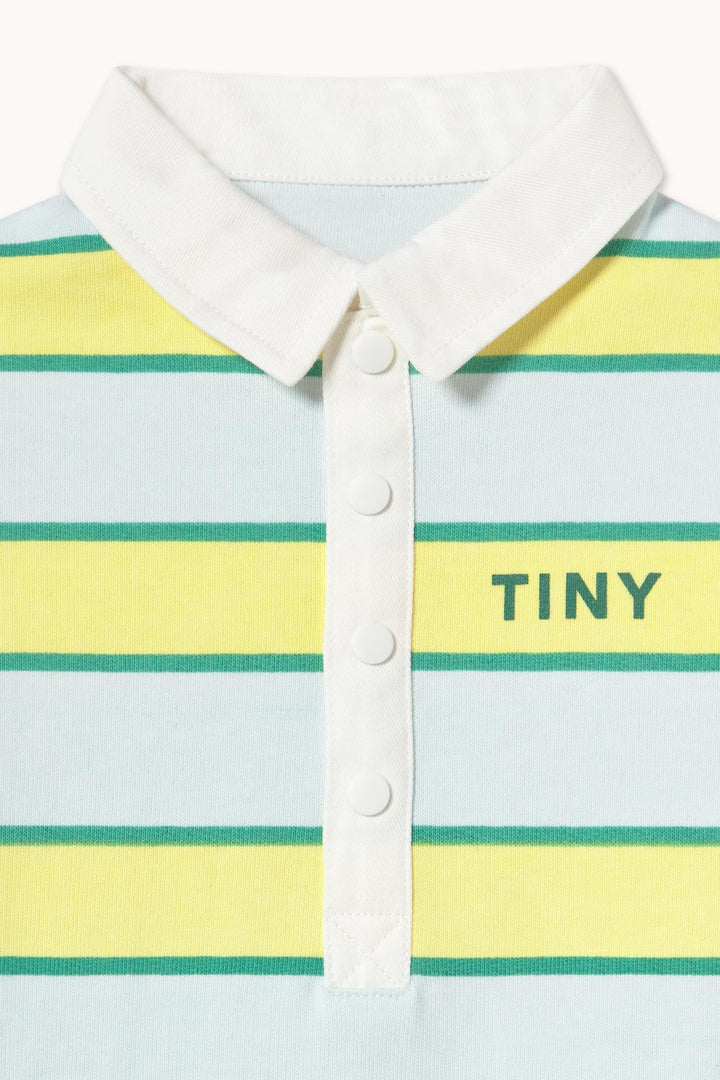 Retro Stripes Polo One-Piece