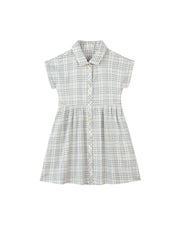 Heather Dress - Blue Plaid