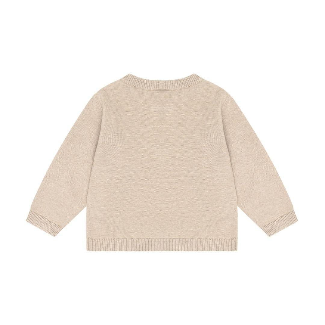 Oatmeal Puppy Knit Cardigan