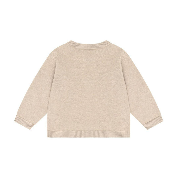 Oatmeal Puppy Knit Cardigan