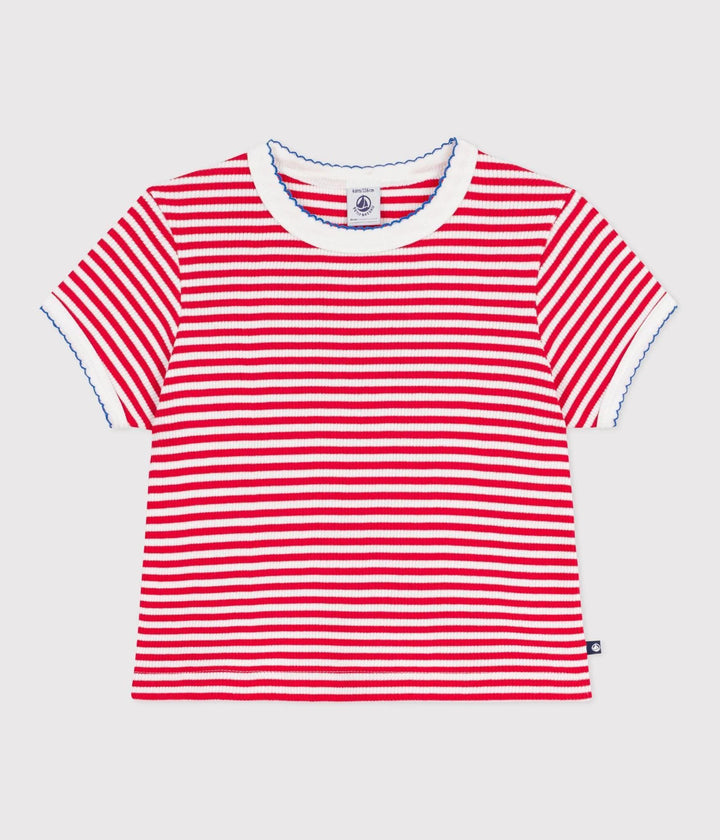 Girl SS Stripe Tee