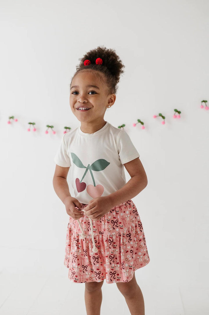 Skort - Cherry Hearts
