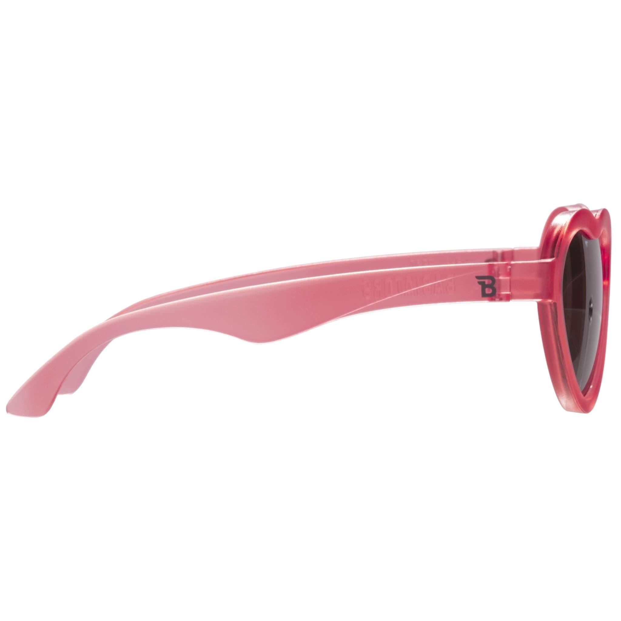Fuchsia Haze Heart Sunglasses