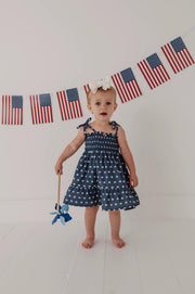 Tiered Mini Dress - Stars